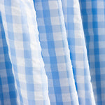 Seersucker Tencel Carreaux Maxi Bleu - Ribes y Casals