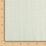 Seersucker Tencel Mini Carreaux Vert - Ribes y Casals