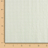 Seersucker Tencel Mini Carreaux Vert - Ribes y Casals