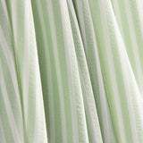 Seersucker Tencel Rayures Vert - Ribes y Casals