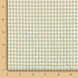 Coton Seersucker Carreaux Vert Anis - Ribes y Casals