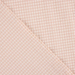Coton Seersucker Mini Carreaux Vieux Rose - Ribes y Casals