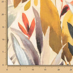 Toile de coton imprimée « Jungle » aquarelle terracotta - Ribes y Casals
