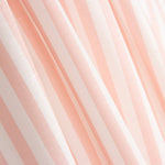 Tissu Semi-Transparent Rayé Rose Clair - Ribes y Casals
