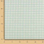 Seersucker de coton à carreaux verts - Ribes y Casals