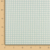 Seersucker de coton à carreaux verts - Ribes y Casals