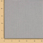 Coton Seersucker à carreaux Mini Noir - Ribes y Casals