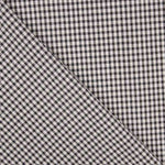Coton Seersucker à carreaux Mini Noir - Ribes y Casals