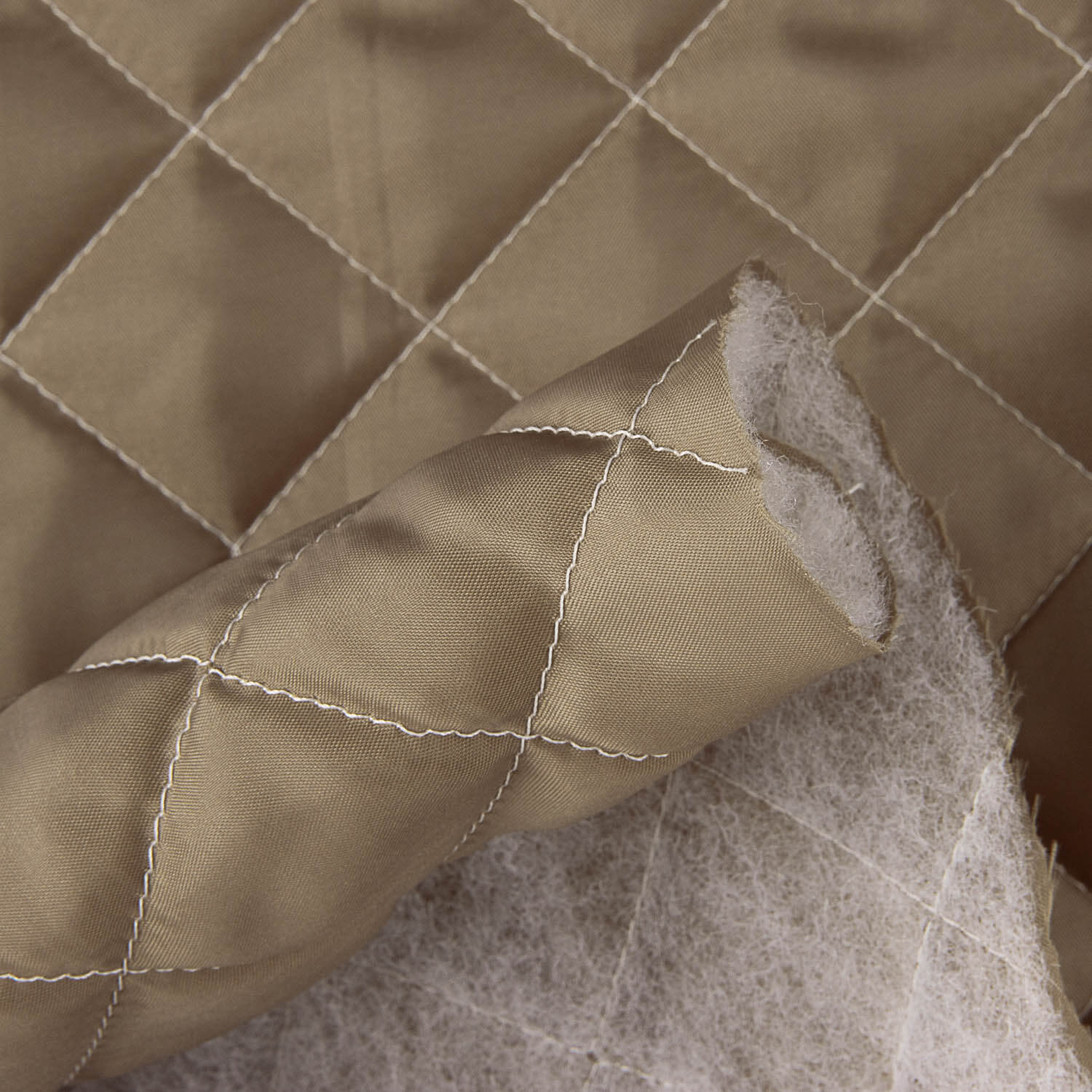 Doublure en rayonne matelassée beige - Ribes y Casals