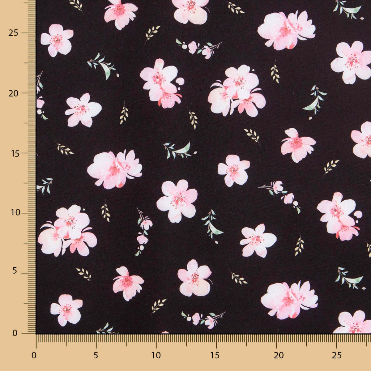 Oeko-Tex® Soft Shell Marguerites Noir - Ribes y Casals