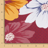 Spandex Floral Bordeaux - Ribes y Casals