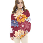 Spandex Floral Bordeaux - Ribes y Casals