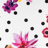Stretch Floral Pois Fuchsia - Ribes y Casals