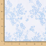 Taffetas Jacquard Fleurs Bleu - Ribes y Casals