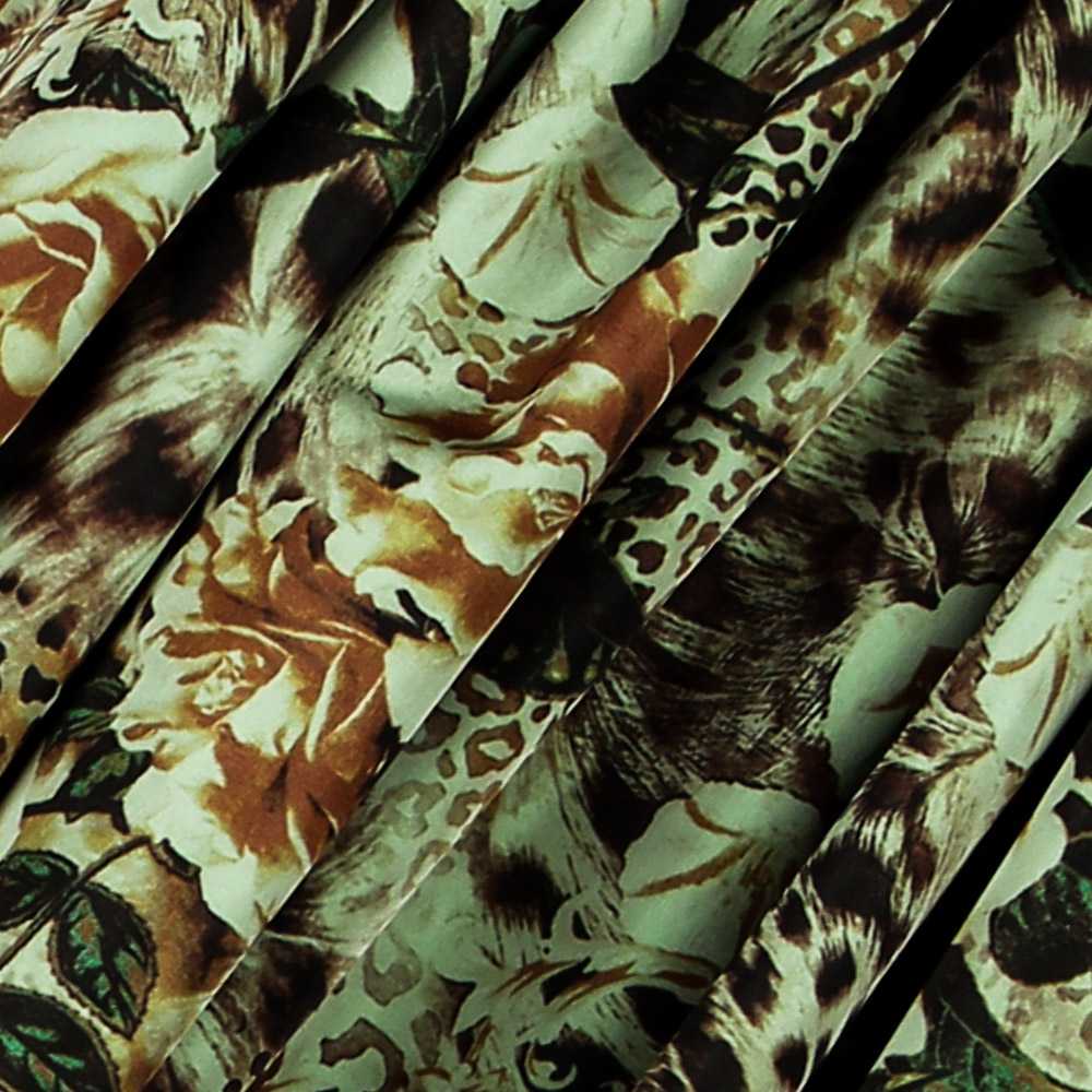 Taffetas Floral Vert - Ribes y Casals