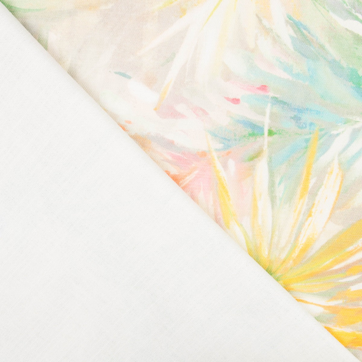 Toile Panama Explosion Feuilles de Palme - Ribes y Casals