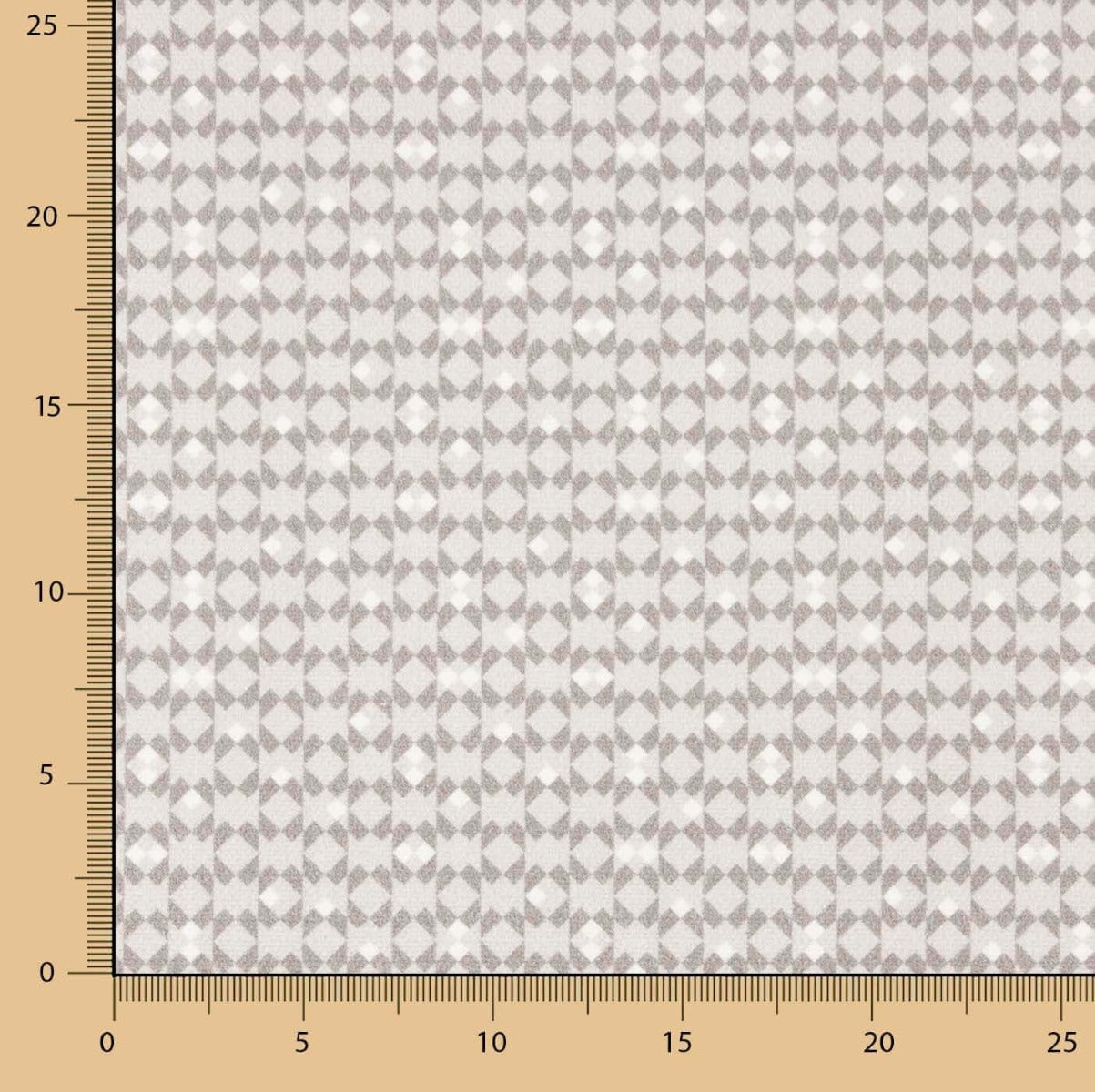 Retal Tapicería Algodón Geométrico Gris 150x140 cm - Ribes y Casals