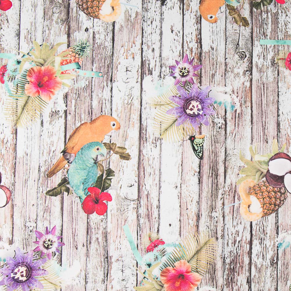 Tapisserie Coton Bois Perroquets - Ribes y Casals