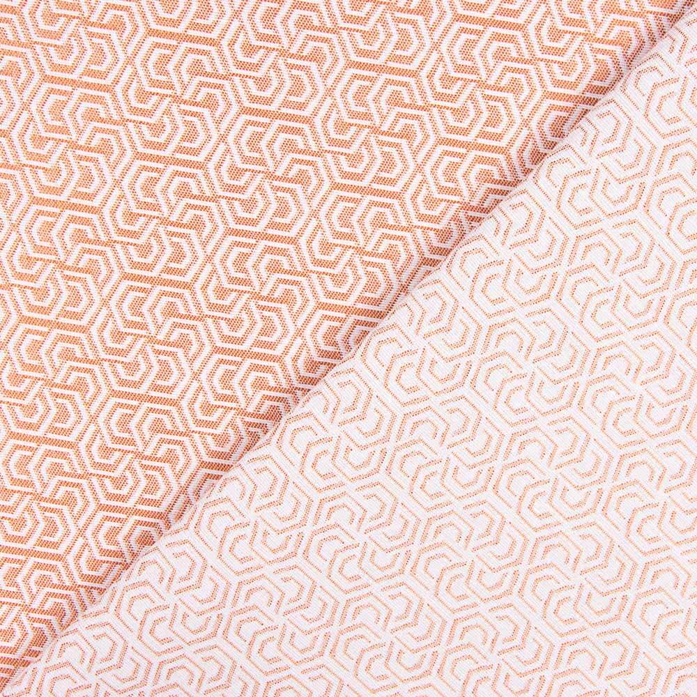 Tapisserie Jacquard Geo Orange - Ribes y Casals