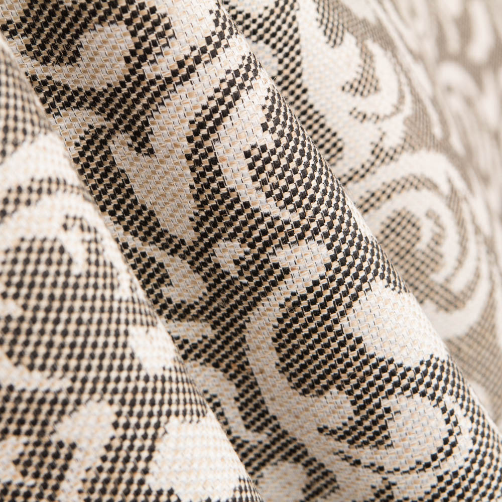 Revêtement Jacquard Baroque Marron - Ribes y Casals