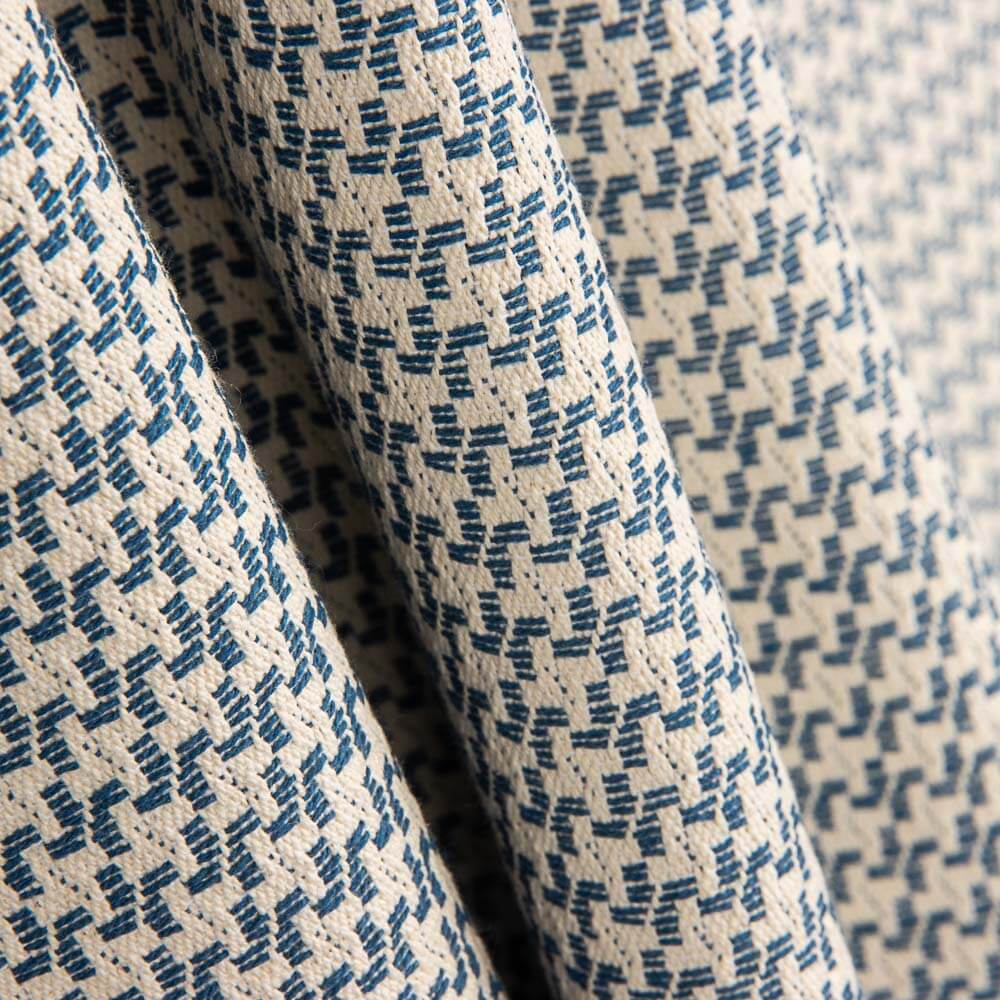Tapisserie d&#39;ameublement Jacquard du Caire bleu - Ribes y Casals