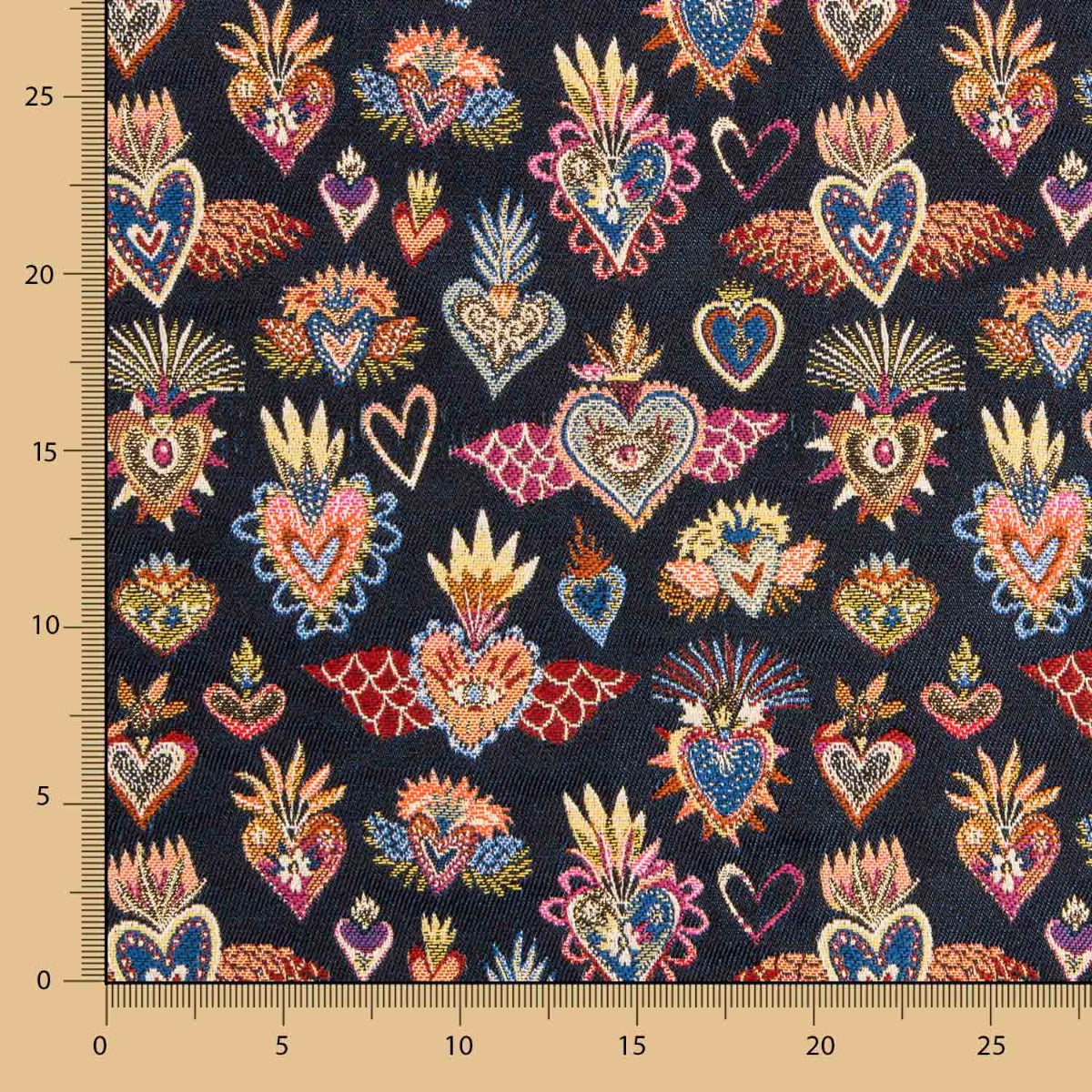 Ameublement Jacquard Tapisserie Fantaisie Bleu Nuit - Ribes y Casals