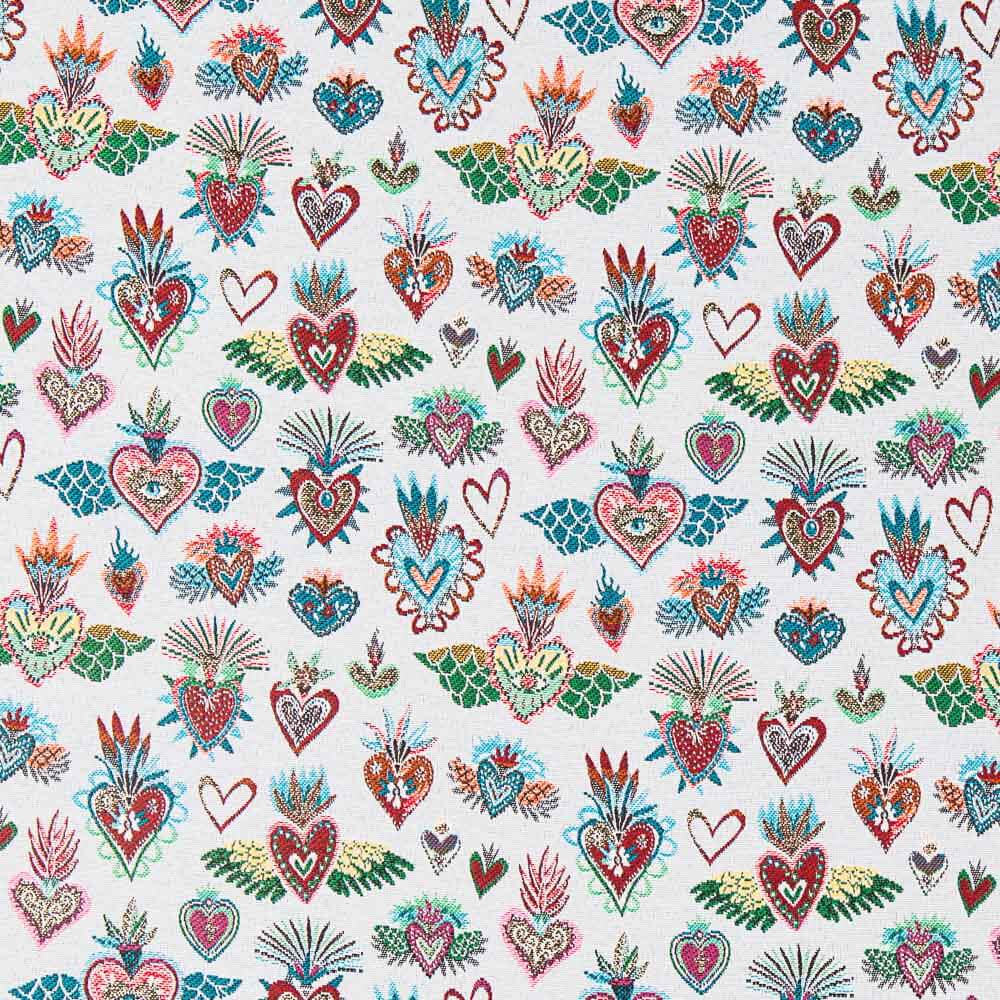 Ameublement Jacquard Fantaisie Blanc - Ribes y Casals