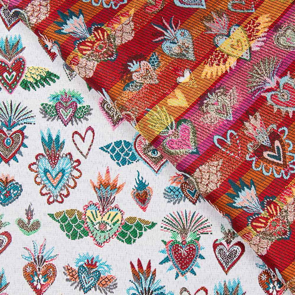 Ameublement Jacquard Fantaisie Blanc - Ribes y Casals