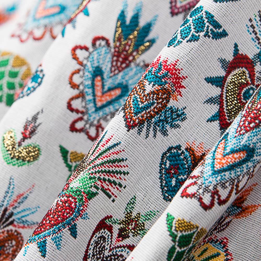 Ameublement Jacquard Fantaisie Blanc - Ribes y Casals