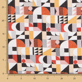 Tapisserie Jacquard Géométrique Rouge - Ribes y Casals