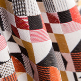 Tapisserie Jacquard Géométrique Rouge - Ribes y Casals