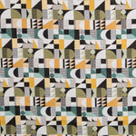 Tapisserie Jacquard Géométrique Vert - Ribes y Casals