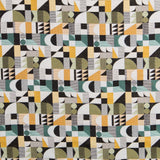 Tapisserie Jacquard Géométrique Vert - Ribes y Casals