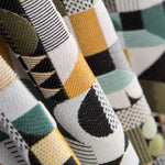 Tapisserie Jacquard Géométrique Vert - Ribes y Casals