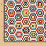 Jacquard Hexagones Multicolore - Ribes y Casals