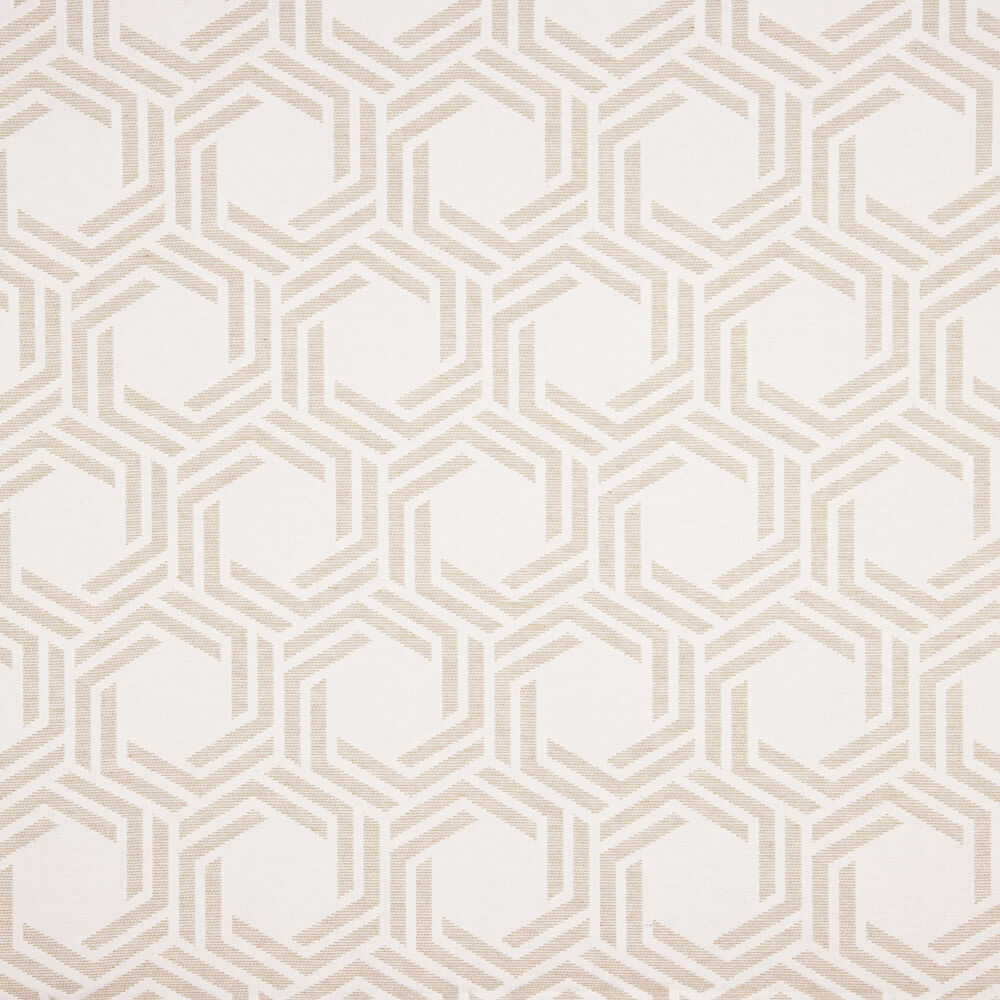 Tapisserie d&#39;ameublement en jacquard Hexa beige - Ribes y Casals