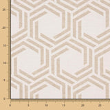 Tapisserie d&#39;ameublement en jacquard Hexa beige - Ribes y Casals