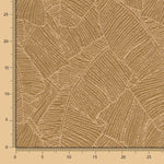 Jacquard Ameublement Feuilles Sable - Ribes y Casals