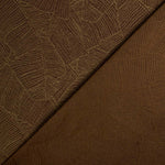 Jacquard Ameublement Feuilles Chocolat - Ribes y Casals