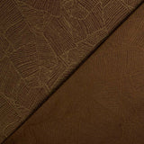 Jacquard Ameublement Feuilles Chocolat - Ribes y Casals