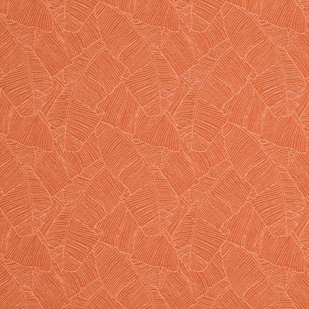 Jacquard Ameublement Feuilles Terracotta - Ribes y Casals