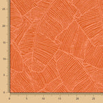 Jacquard Ameublement Feuilles Terracotta - Ribes y Casals