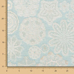 Tapisserie Jacquard Mandala Vert Menthe - Ribes y Casals