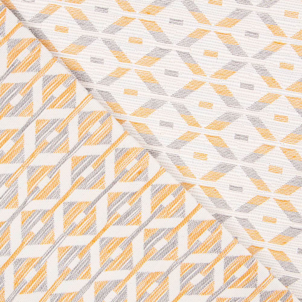 Tapisserie Jacquard Ethnique Ocre - Ribes y Casals