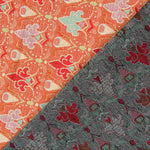 Tapisserie Jacquard Médailles Orange - Ribes y Casals