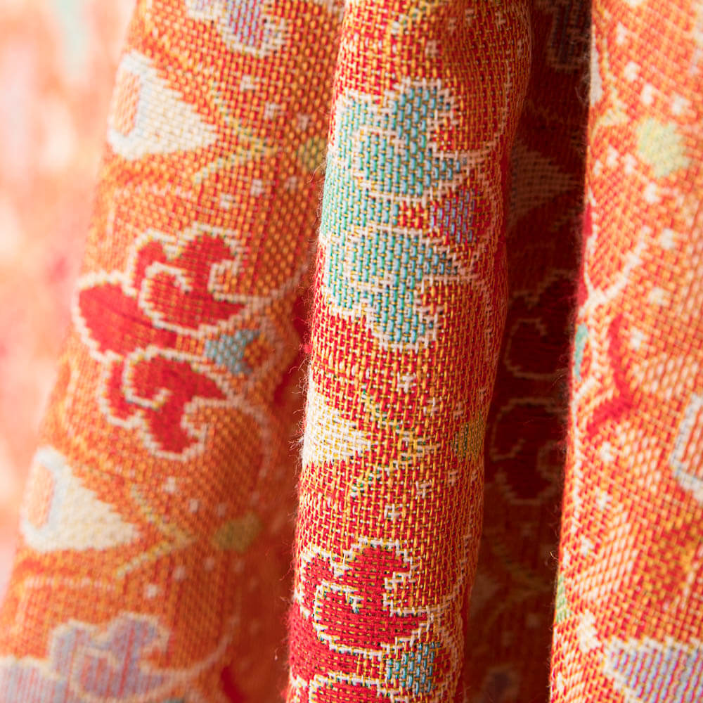 Tapisserie Jacquard Médailles Orange - Ribes y Casals