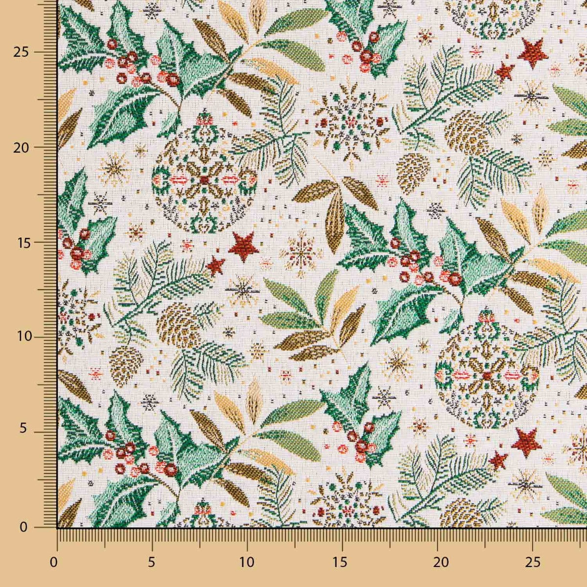 Tapisserie Couronne Noël Lurex - Ribes y Casals