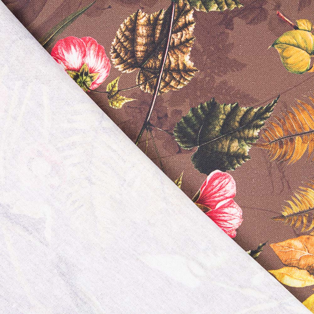 Tapisserie Panama Cyra Marron - Ribes y Casals