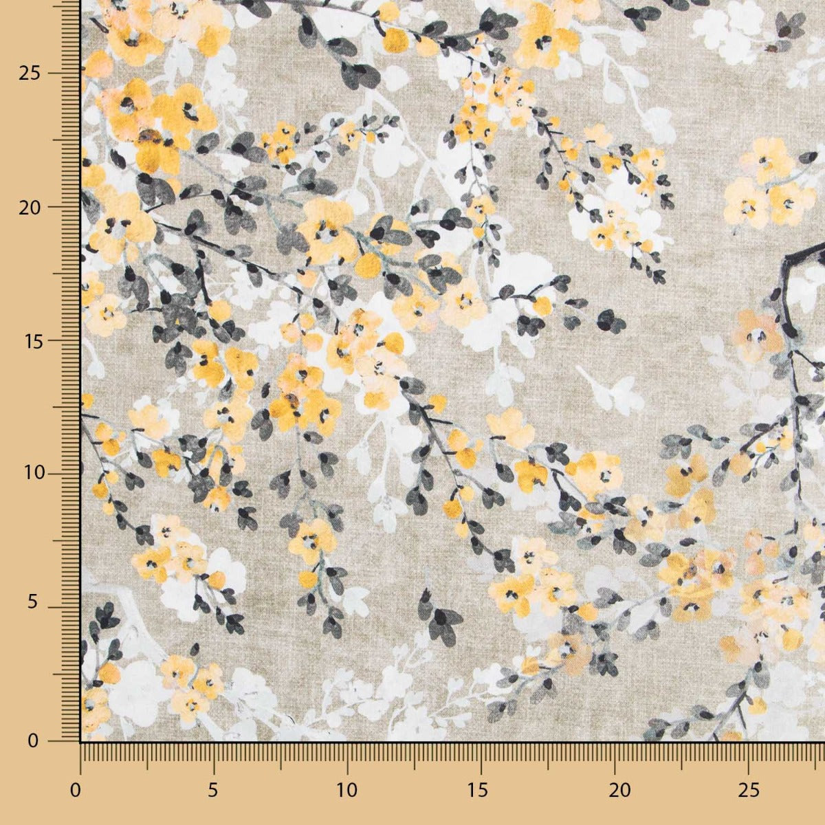 Tapisserie Panama Fiora Jaune - Ribes y Casals