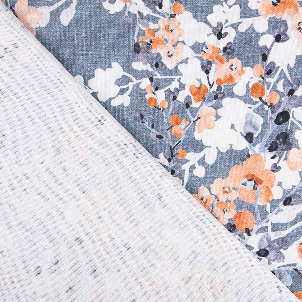 Tapisserie Panama Fiora Gris - Ribes y Casals